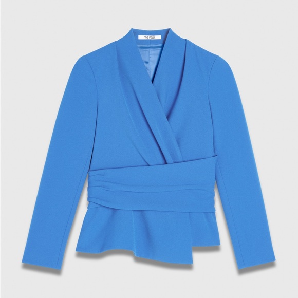 THE FOLD LONDON - Belleville Sculpt Stretch Crepe Top - Picture 4 of 7